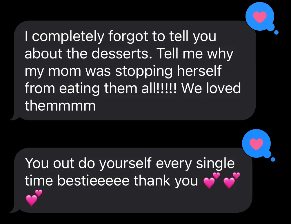 Customer text message 1